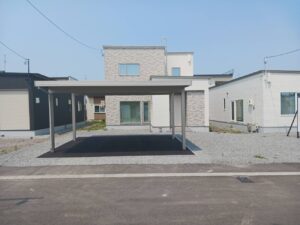 旭川市 K様邸　カーポート設置工事