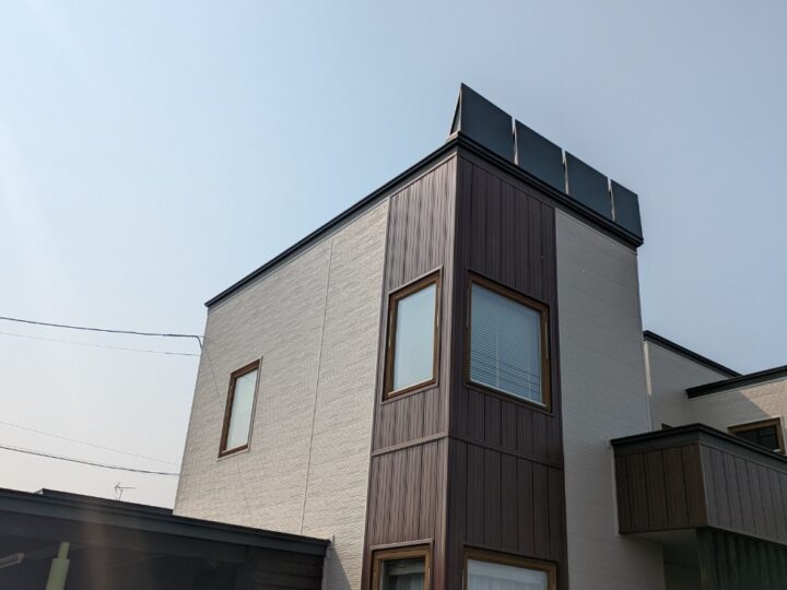旭川市 N様邸 雪庇ガード設置工事