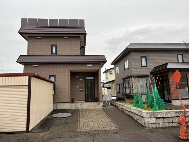 旭川市 S様邸　雪庇ガード設置工事